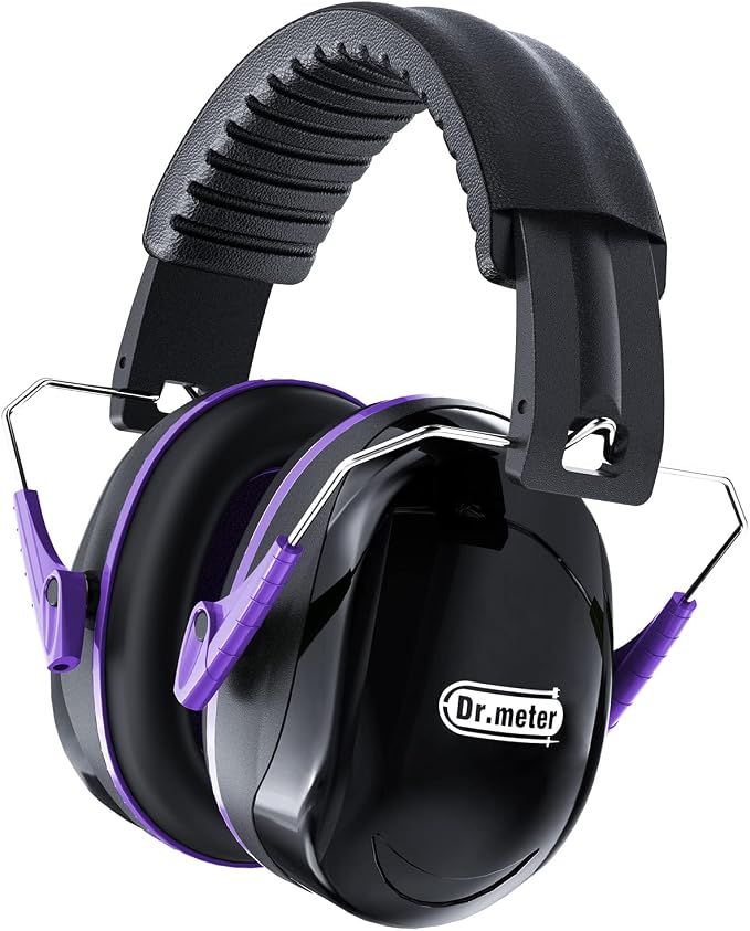 Dr.meter Ear Protection for Gun Range, 31dB SNR Noise Reduction Safety Ear Muffs, Hearing Protective Noise Cancelling Headphones for Autistic Kids Adults Earmuff for Mowing Monster Jam - Image 4