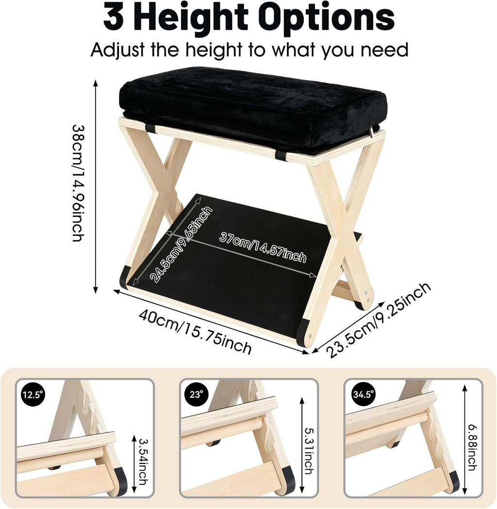 Adjustable Height Foot Rest Under Desk at Work, Foot Stool Under Desk - Image 3