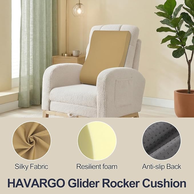 2-in-1 Neck Pillow Lumbar Support Pillow for Recliner Couch & Nursery Glider Chairs- High-Resilient Foam Cushion Ergonomic Back Support for Comfort in Rocking, Feeding, Nursing Brown L - Image 4