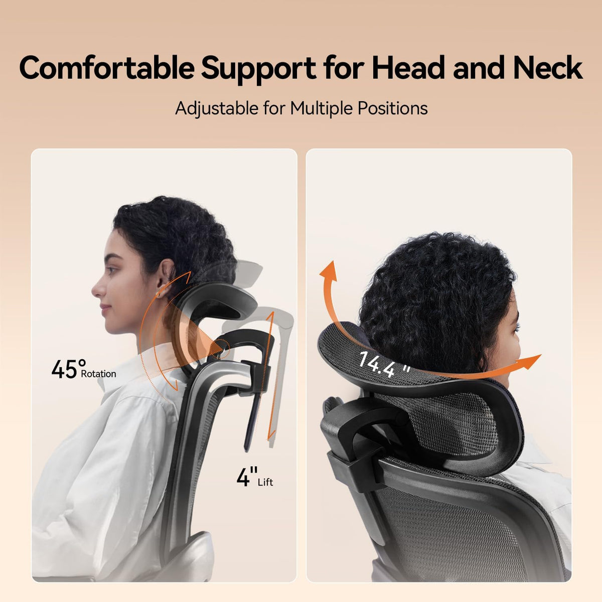 SIHOO B100 Mesh Office Chair, Comfy Ergonomic Office Chair - Image 5