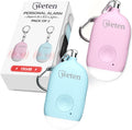Personal Safety Alarm Keychain for Women, 130dB Siren, Rechargeable, 2 Pack by WETEN