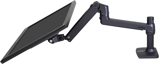 Ergotron – LX Monitor Arm, Single Monitor Desk Mount – fits Flat Curved Ultrawide Computer Monitors up to 34 Inches, 7 to 25 lbs, VESA 75x75mm or 100x100mm – Matte Black - Image 7