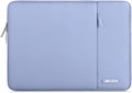 MOSISO Laptop Case 16 inch, 15-15.6 inch Laptop Sleeve Bag with Pocket | Compatible with MacBook Pro 16 M5 M4 M3 M2 M1, HP Acer Dell Lenovo ASUS, Polyester Vertical Computer Bag, Pastel Blue by MOSISO