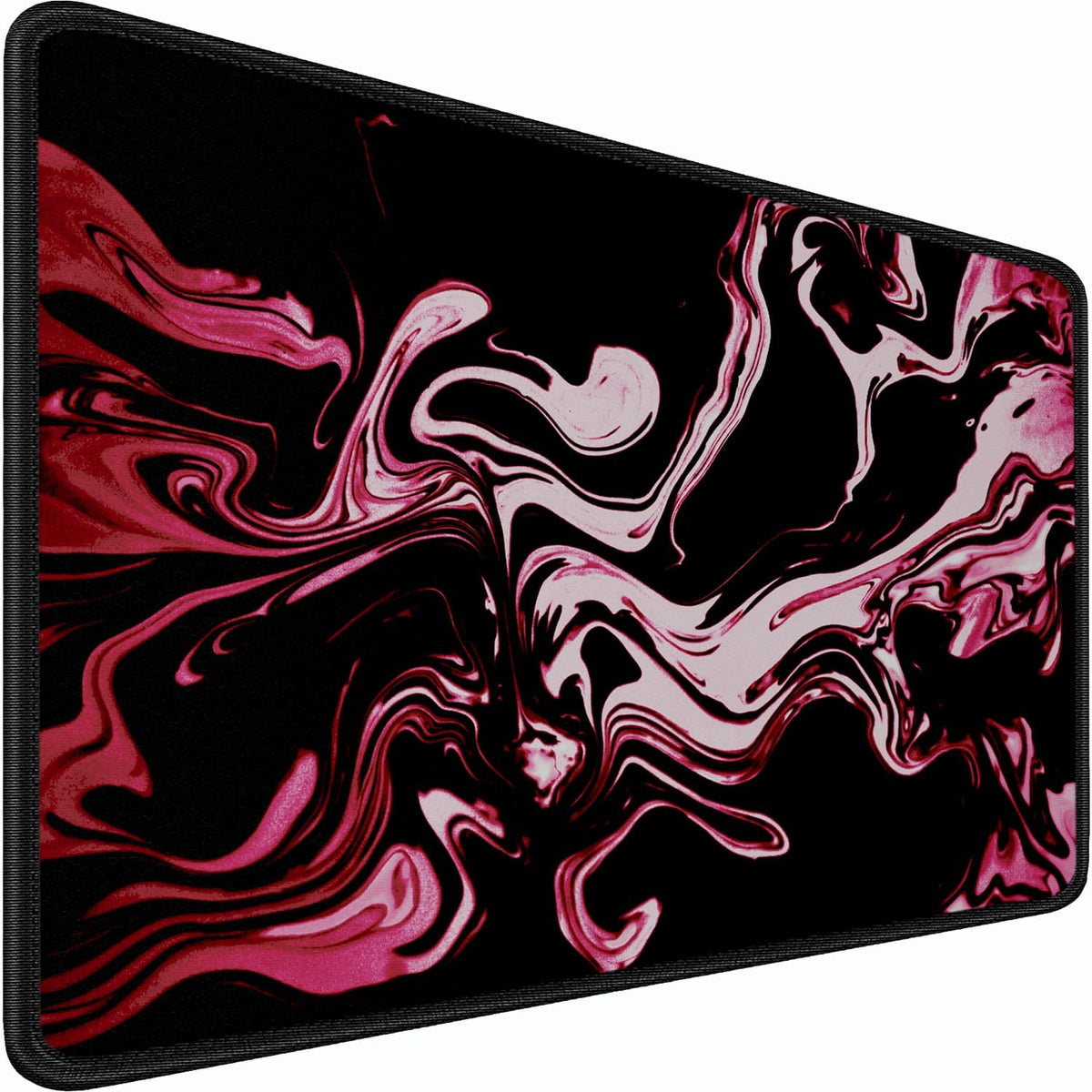 Gaming Mouse Pad, 31.5x15.7 inch Large Extended Computer Keyboard Mouse Mat, Water Resist Non-Slip Mousepad Rubber Base Long XXL Desk Mouse Pad for Gaming, Office & Home, Marble Red by Naukay