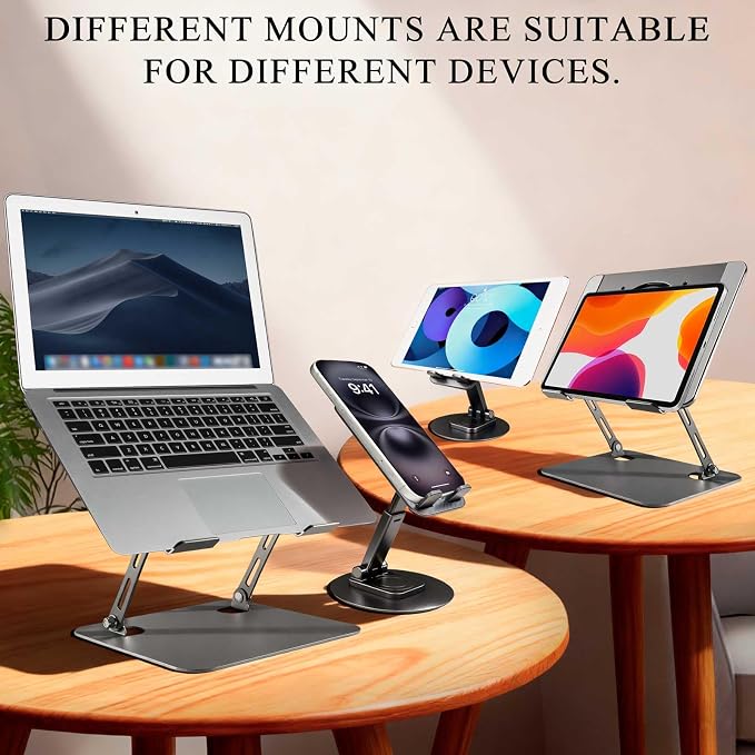 Laptop Stand for Desk, Laptop Riser with Active Cooling Fan, Widely Compatible with MacBook and Other Computer Accessories、Computer Stand for Laptop - Image 8