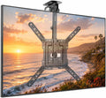 Mount-It! Fold-Up Ceiling TV Mount for 23–55 Inch TVs, Space-Saving Flip Down Bracket for Flat & Slanted Ceilings, Retractable Adjustable Tilt & Swivel Mount, VESA up to 400x400, 44 lbs Capacity by Mount-It!