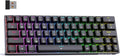DIERYA DK63 60% Wireless Mechanical Gaming Keyboard | Bluetooth/2.4G/Wired Keyboard | RGB Backlit Compact 63 Keys Mini Office Keyboard | with Blue Switch | for Windows Laptop PC Gamer Typist-Black by DIERYA