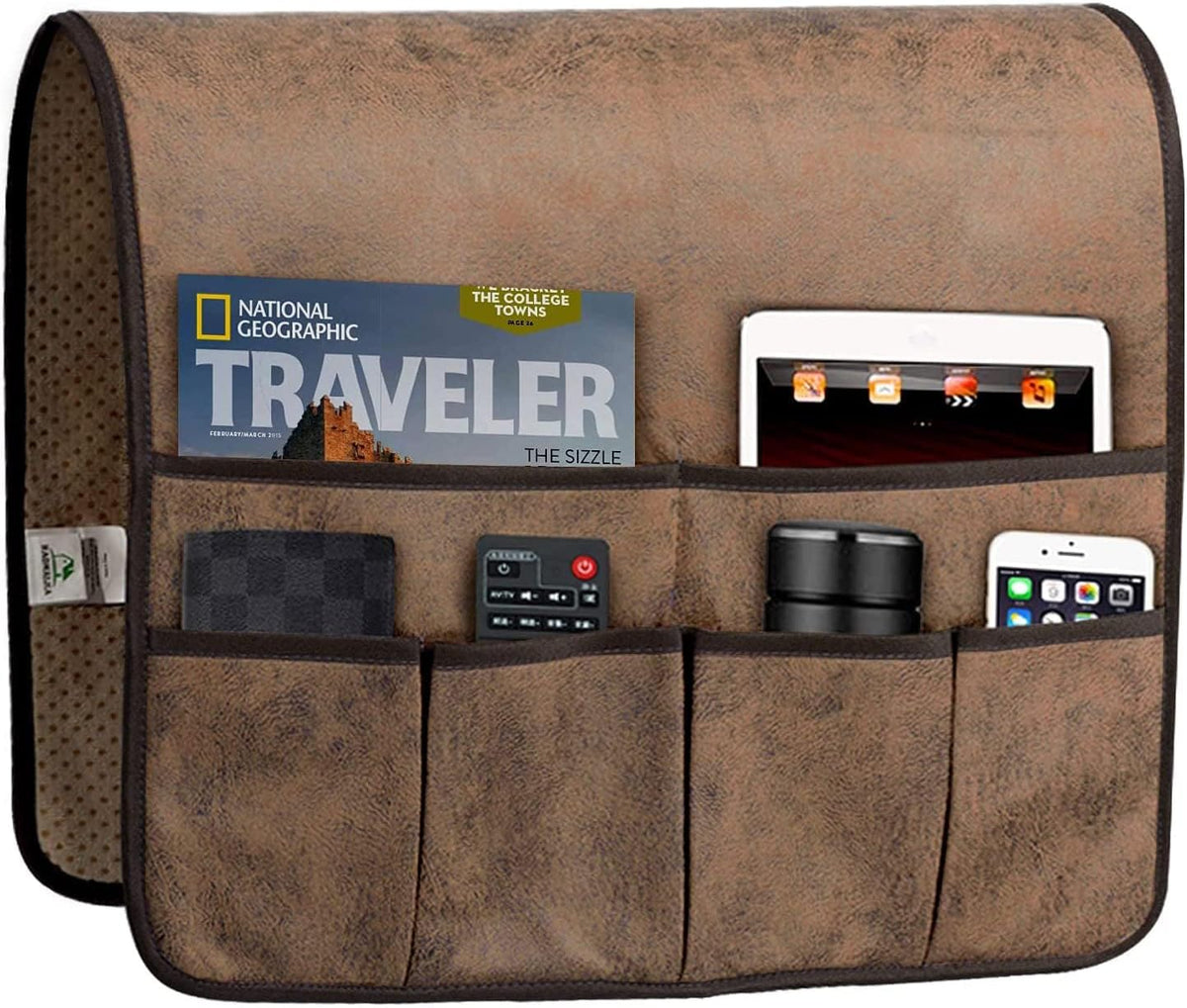HAOMAIJIA Sofa Armrest Organizer, Remote Control Holder for Recliner Couch by HAOMAIJIA