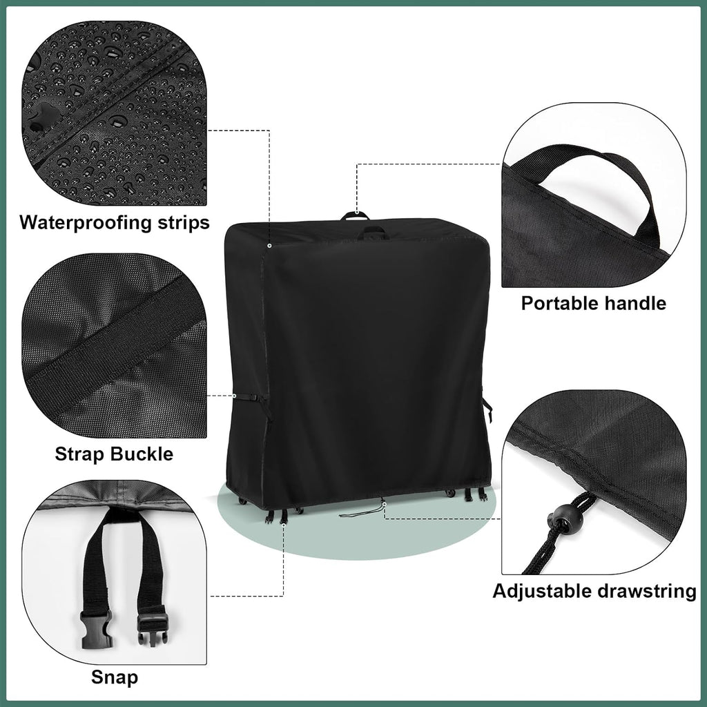 Kingling Outdoor TV Cover 60 Inch Weatherproof for 55-60 Inch TV - Image 4