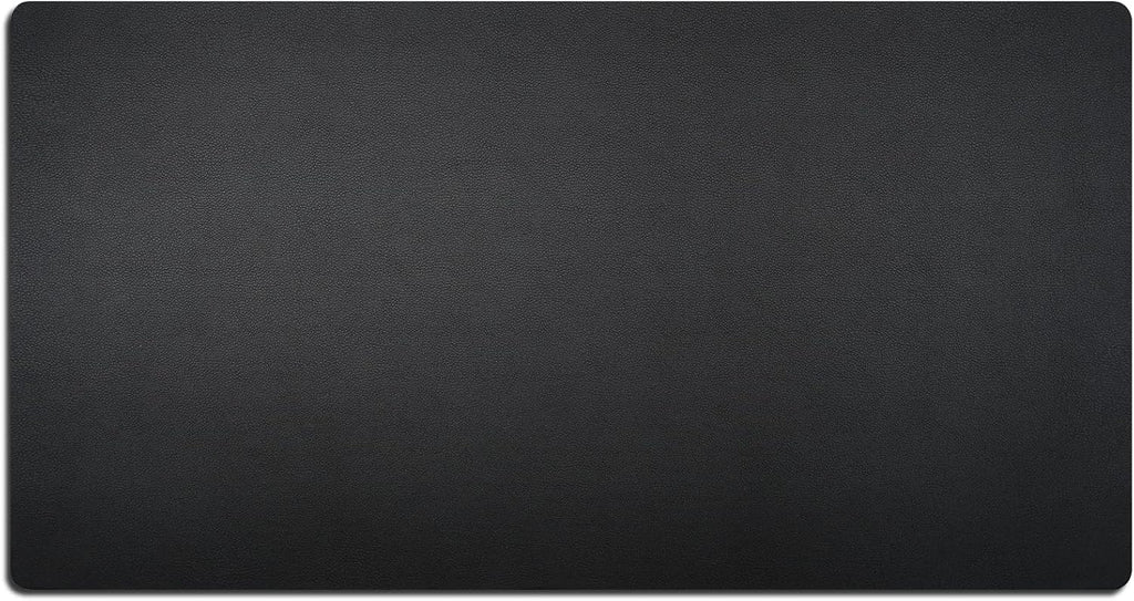 Nekmit Leather Desk Blotter Pad 34 x 17 Inches, Flat, Non-Slip, Waterproof, Black by Nekmit