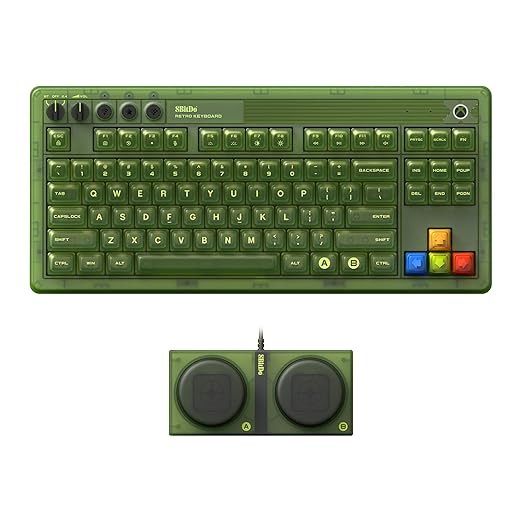8BITDO Retro 87-Key Wireless RGB Mechanical Gaming Keyboard - Xbox Edition by 8BitDo