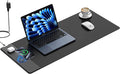 TopMade Mouse Pad with 15W Fast Wireless Charging, 35.43"x15.75" XXXL Large Gaming Mousepad, Waterproof Desk Pad, Classic Black Computer Desk Mat(Includes 20W PD Power Adapter & 6.56ft Woven Cable) by TopmadeProduct-Ordernow