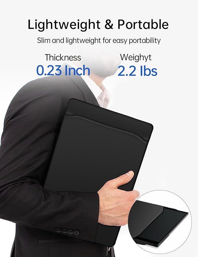 CAPERAVE 15.6'' Portable Monitor Touchscreen, FHD IPS Touch Screen with Tempered Glass, Travel Monitor with Kickstand & Speaker, HDMI USB C External Monitors for Mac Laptop Phone Computer - Image 6