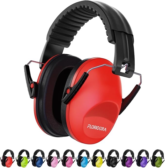 Floriogra Noise Cancelling Headphones for Kids/Toddler 28dB SNR Ear Muffs | Kids Ear Protection Noise Reduction Earmuffs for Children, Hearing Protection for Monster Jam, Concerts, Fireworks, Autism by Floriogra