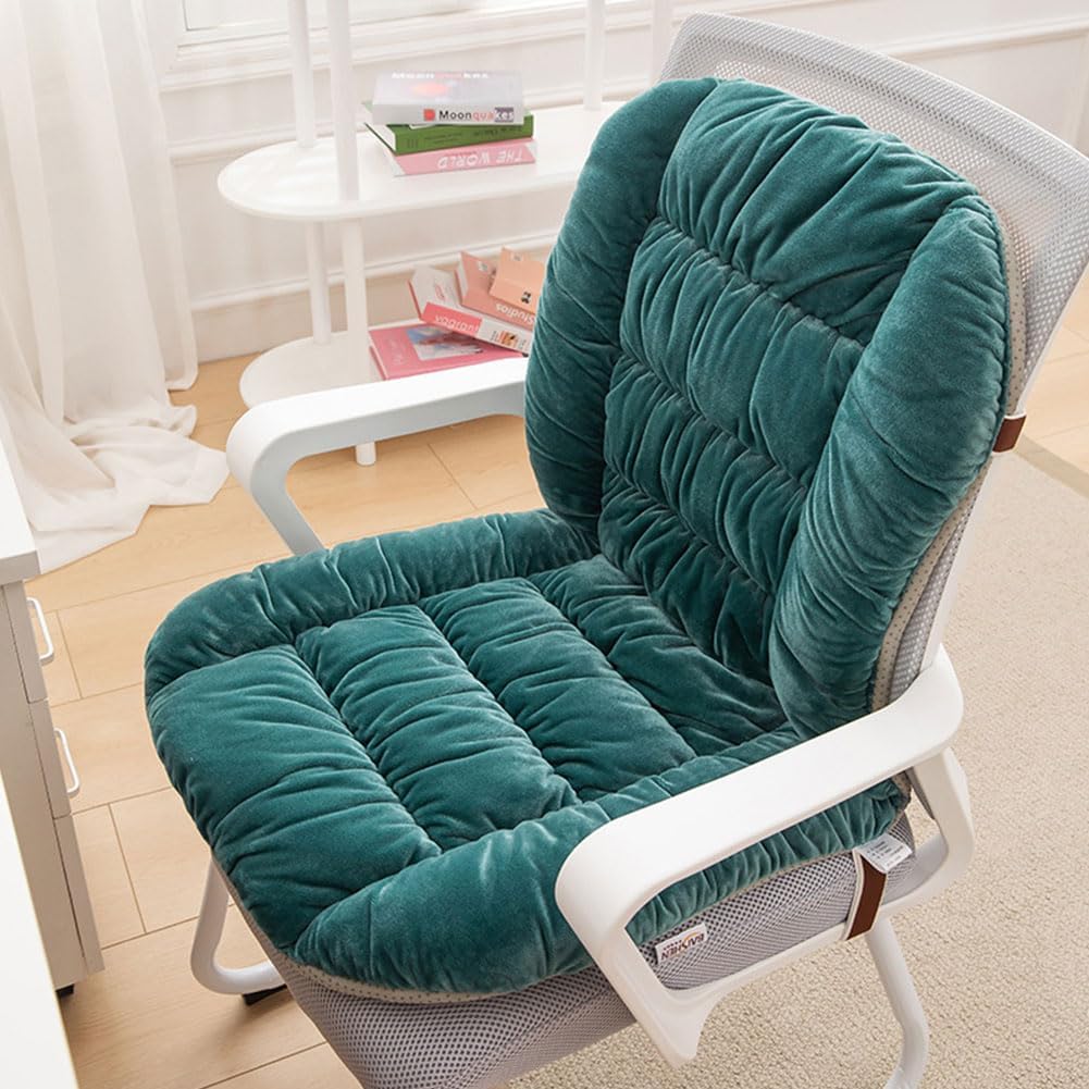 Desk Chair Cushion Office Chair Cushions with Removable Cover Soft Seat Pad Dorm Seat Pad with Back Support Rocking Chair Cushions,90×50cm by GKWW