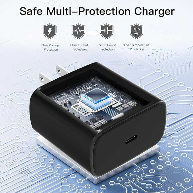 Super Fast Charger USB C,2Pack 3FT Phone USBC Cables with Type C Charger Fast Charging Blocks Compatible with Samsung Galaxy S25/S25 Ultra/S24 Ultra/S24/S23/S22/S21/iphone 17/16/15 - Image 3