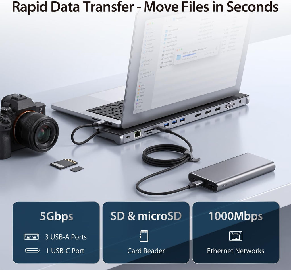 j5create USB C Docking Station- Supports up to 3 Display Simultaneously - Image 5
