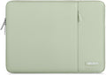MOSISO Laptop Case 14 inch, Laptop Sleeve Bag with Pocket | Compatible with HP Lenovo Dell ASUS Acer, HP Stream, Dell Latitude, Polyester Vertical Computer Bag, Sage Green by MOSISO