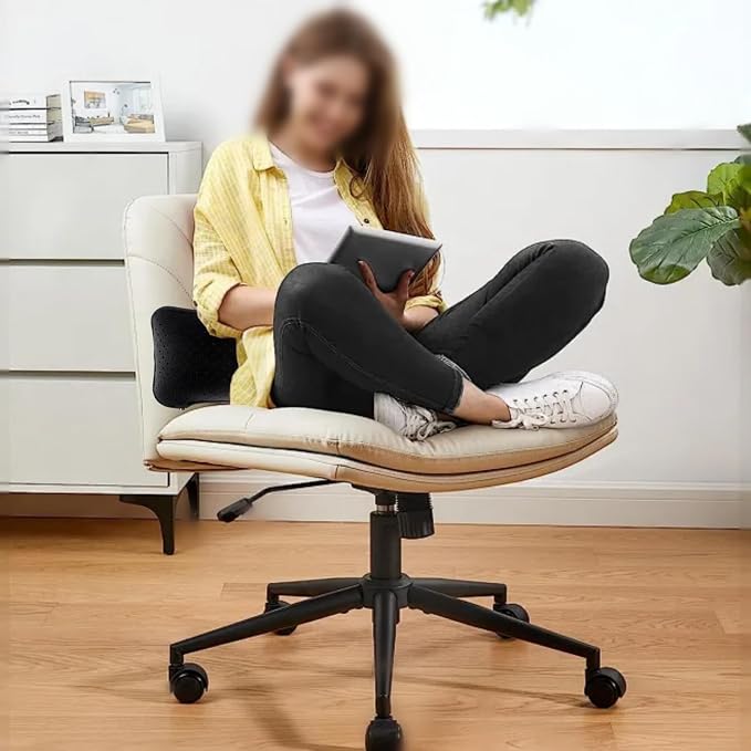 Inflatable Lumbar Support Pillow for Car Seat, Office Chair Bed, Home Use, with Air Pump Airbag Waist Brace Lumbar Traction Belt Back Support Cushion for Reducing Lower Back Pain - Image 4
