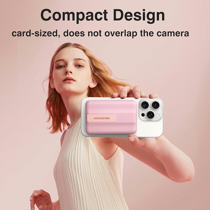 AOGUERBE for MagSafe Portable Charger, 10000mAh Magnetic Charger for iPhone | Power Bank with Stand, 22.5W Fast Charging, LED Display, Wireless Battery Pack for iPhone 17/16/15/14/13/12, Travel Essential - Image 6