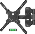 MOUNTUP Full Motion TV Wall Mount for Most 26-60 Inch TVs, Max VESA 400x400mm Wall Mount TV Bracket with Swivel Tilting Extension Level Adjustment for LED LCD Flat Curved TVs Up to 77 LBS, MU0018 by MOUNTUP