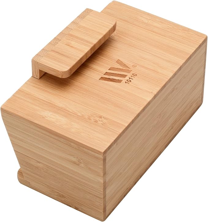 MobileVision Bamboo Caddy Add-On for Bamboo Charging Station Organizers; Compartment and cubby space fits pens, keys, and other small stationary items - Image 3
