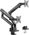 VIVO Premium Aluminum Full Motion Dual Monitor Desk Mount Stand with Lift Engine Arm, Fits Ultrawide Screens up to 35 inches, STAND-V102BB by Unknown