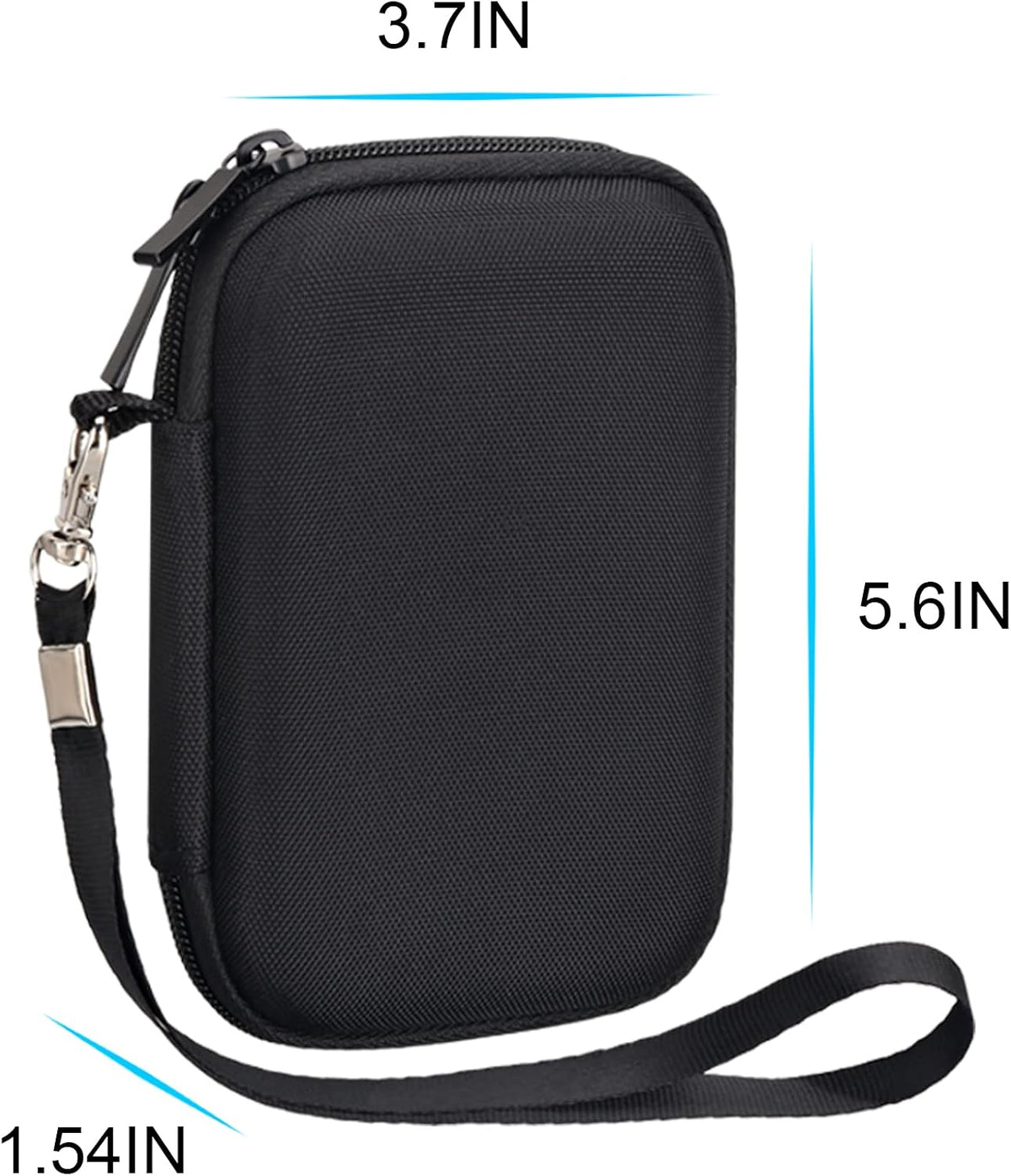 Lacdo Hard Case for Lexar ES3 Portable SSD External Hard Drive, Black - Image 6