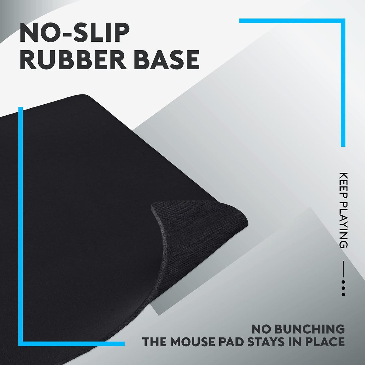 Logitech G640 Large Cloth Gaming Mouse Pad (600x460x3) - Black - Image 5
