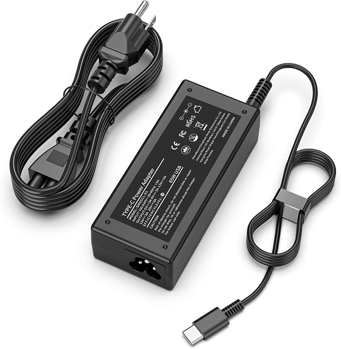 65W USB C Universal Laptop Charger | Compatible with HP Lenovo ThinkPad/Yoga Dell Asus Acer Chromebook and all USB-C devices. Fast charging power adapter by HAIYUNWU