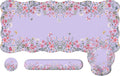 iLeadon Ergonomic Desk Mat for Keyboard and Mouse,Scalloped Desk Mat Set by iLeadon