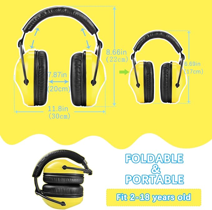ZOHAN Kids Ear Protection 3 Pack,Kids Noise Canceling Headphone for Concerts, Monster Truck, Fireworks - Image 6