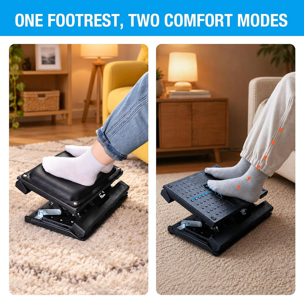 Adjustable Foot Rest Under Desk for Office,Home, Gaming & Study - Image 7