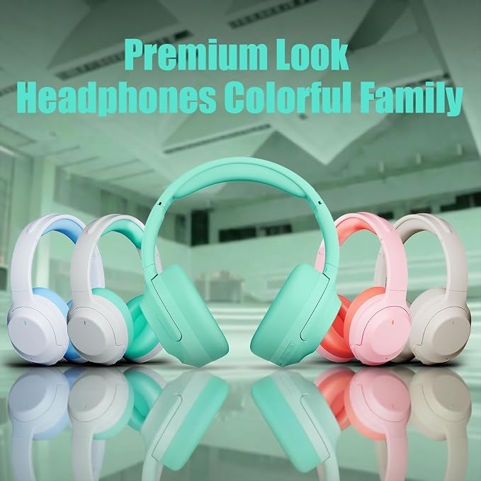 Upgraded Pro‑level Hybrid Active Noise Cancelling Headphones, HD Sound & Big Bass, 2X Softer Comfort, Long ANC Playtime, Wireless Over-Ear Bluetooth Headphones Perfect for Home Office/Travel/Pair - Image 7