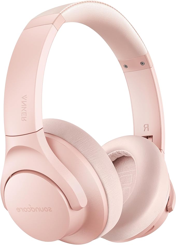 Soundcore Anker Life Q20 Hybrid Active Noise Cancelling Headphones, Wireless Over Ear Bluetooth Headphones, 60H Playtime, Hi-Res Audio, Deep Bass, Foam Ear Cups, Travel, Office, USB-C Charging by Unknown