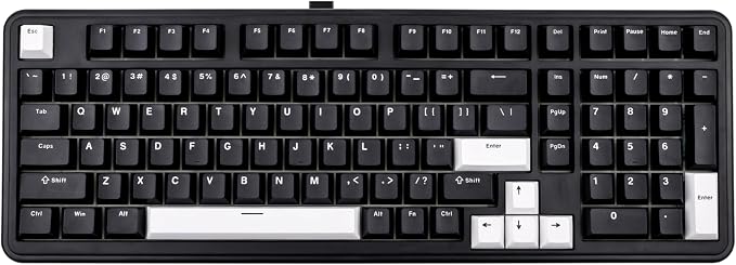 EPOMAKER TH99 Tri-Mode Wireless Mechanical Keyboard with 8000mAh Battery | Hot Swappable Custom RGB Gaming Keyboard with Numpad, Creamy Gasket Keyboard for PC/Mac/Office (Black, Creamy Jade) by EPOMAKER