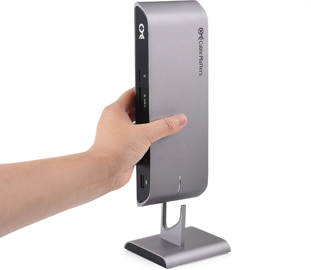Cable Matters USB C Dock for Windows, Dual 4K DisplayPort, 80W Charging - Image 8