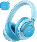 iClever Q950 Hearing Care Certified Noise Cancelling Headphones for Kids | SafeSound Tech 3.1, TÜV Certified, Sensory Inclusive for Autism, Red Dot Award Winner, 60H Playtime, Storage Case for Travel by iClever