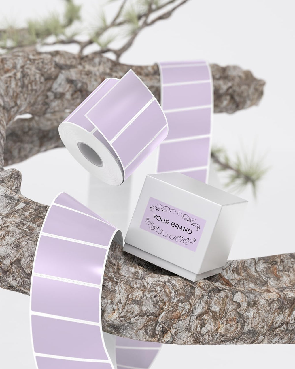 MUNBYN 2.25x1.25 Thermal Labels, 1000 Sheets/Roll, Purple - Image 6