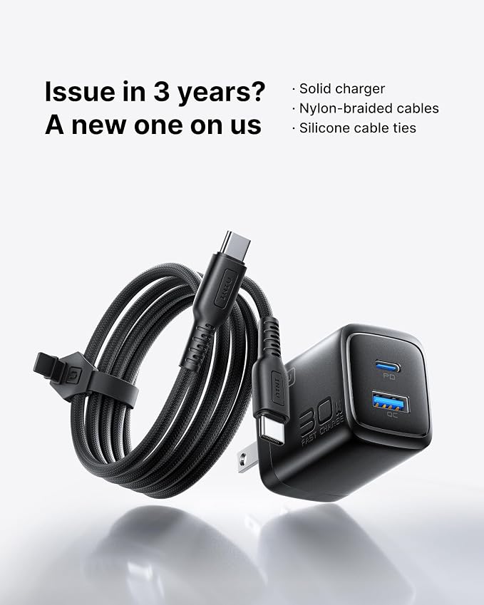 INIU 30W GaN Fast Charging USB C Charger, Block with Smart Phone Protection | 2-Pack, ETL Safety Certified, for Office & Travel, Dual Port Wall Adapter Block for iPhone 17 16 Pro iPad Samsung Google etc - Image 4