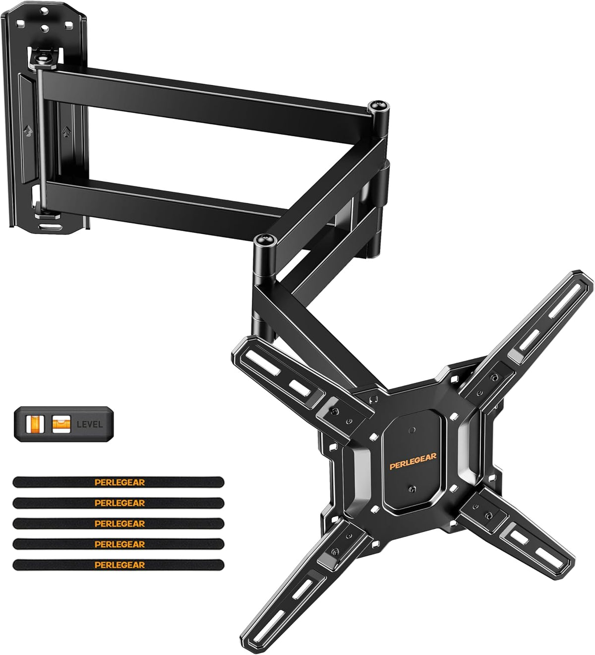Perlegear Long Arm TV Wall Mount for 32-65″ TVs, 37.4” Long Extension by Perlegear