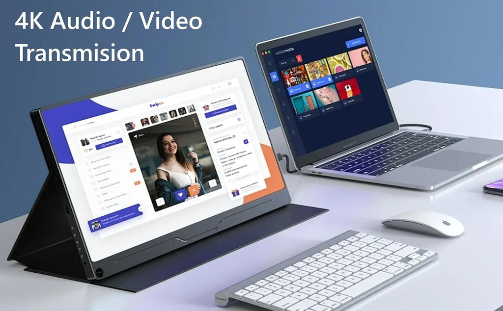 USB C to USB C High Speed Data Transfer Video Monitor Docking Station Cable - Image 2