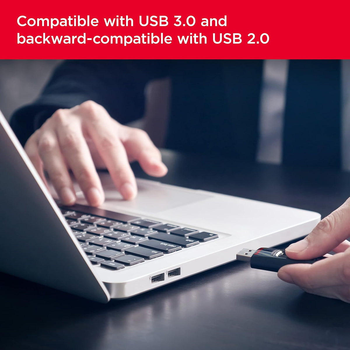 SANDISK 64GB Ultra, USB-A Flash Drive, Up to 130MB/s Read Speeds - 2 Pack - Image 4