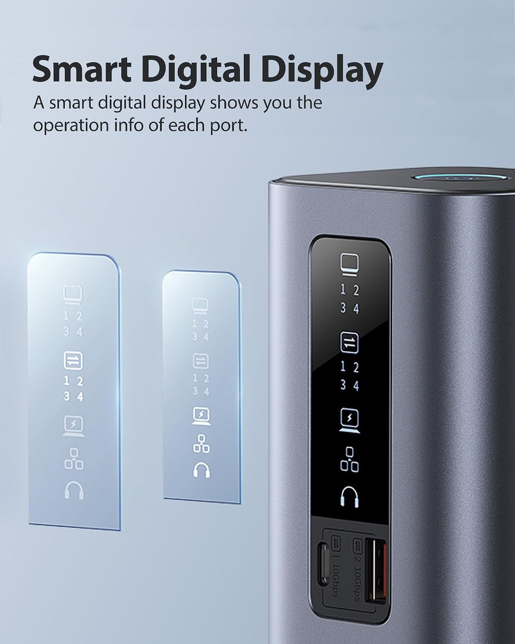 Baseus Spacemate Docking Station 11-in-1 with Triple Display for Windows - Image 5