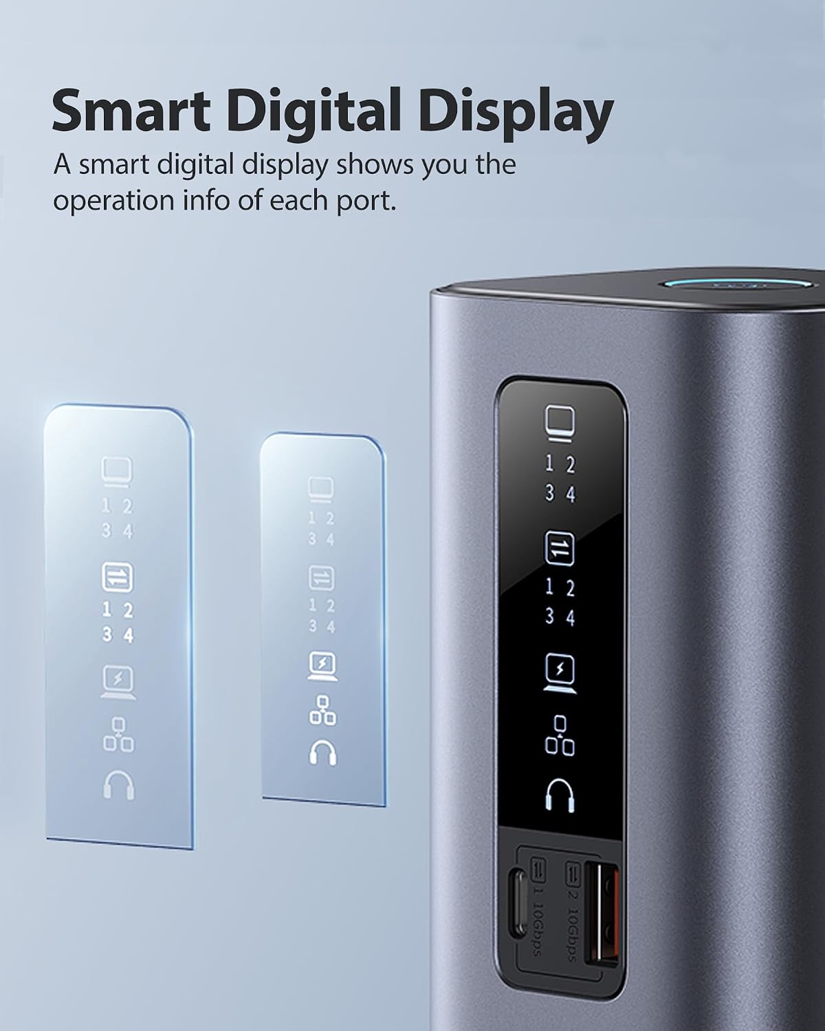 Baseus Spacemate Docking Station 11-in-1 with Triple Display for Windows - Image 5