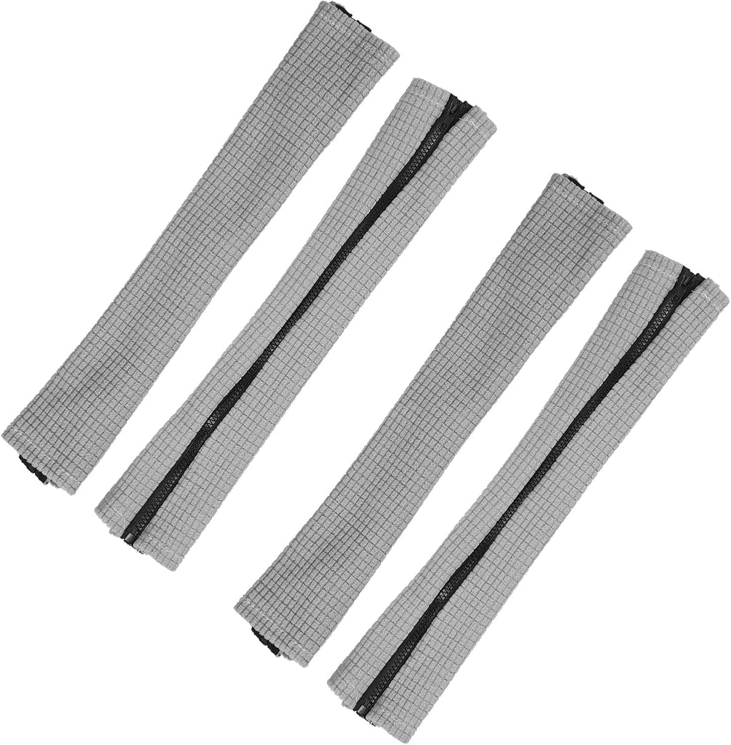 PATIKIL 22x4.3in Office Chair Armrest Covers with Zipper, 2Pair, Light Gray by PATIKIL