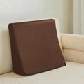 Vekkia Lumbar Support Pillow for Recliner, Ergonomic Back Support for Couch | Backrest Pillow, Improve Posture, Relieve Back Pain for Long Sitting & Elderly, for Armchair & Sofa, Removable Cover,Brown by Vekkia