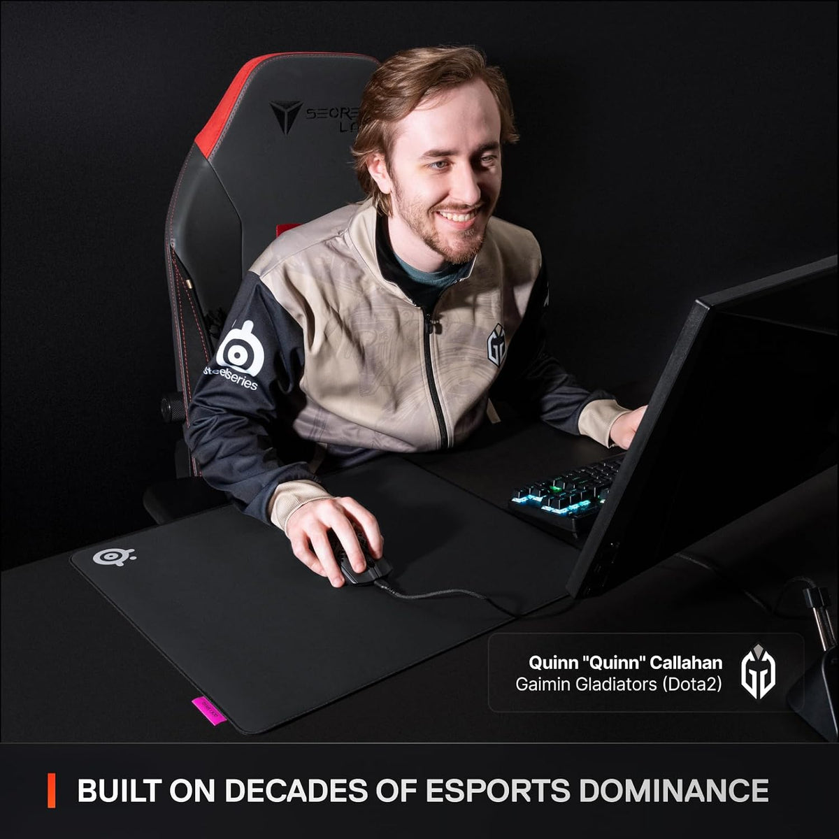 SteelSeries QcK XL Performance Speed Gaming Mousepad - Black - Image 8