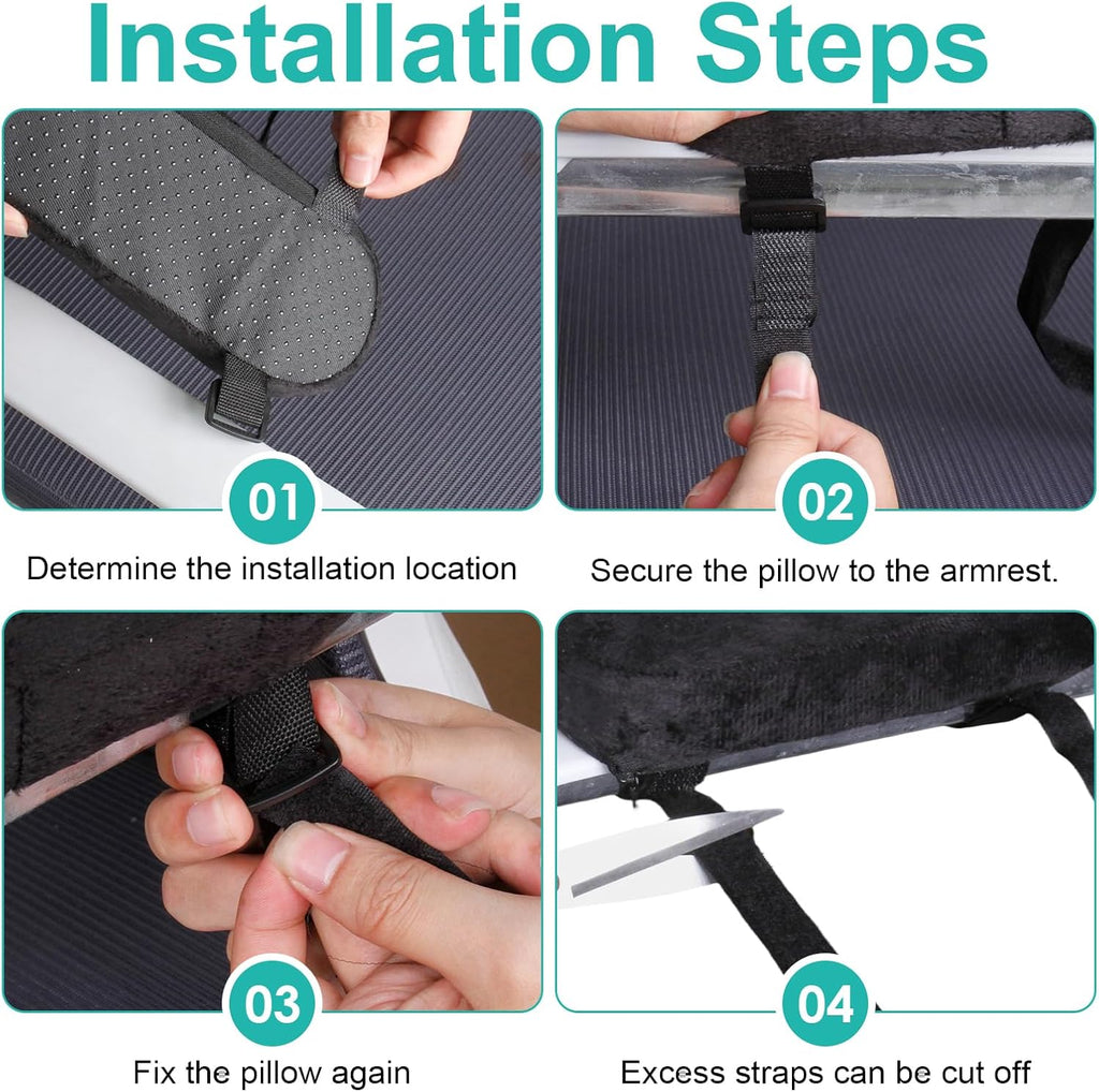Computer Chair Arm Rest Pads, 2 Pack Office Chair Armrest Pads - Image 5