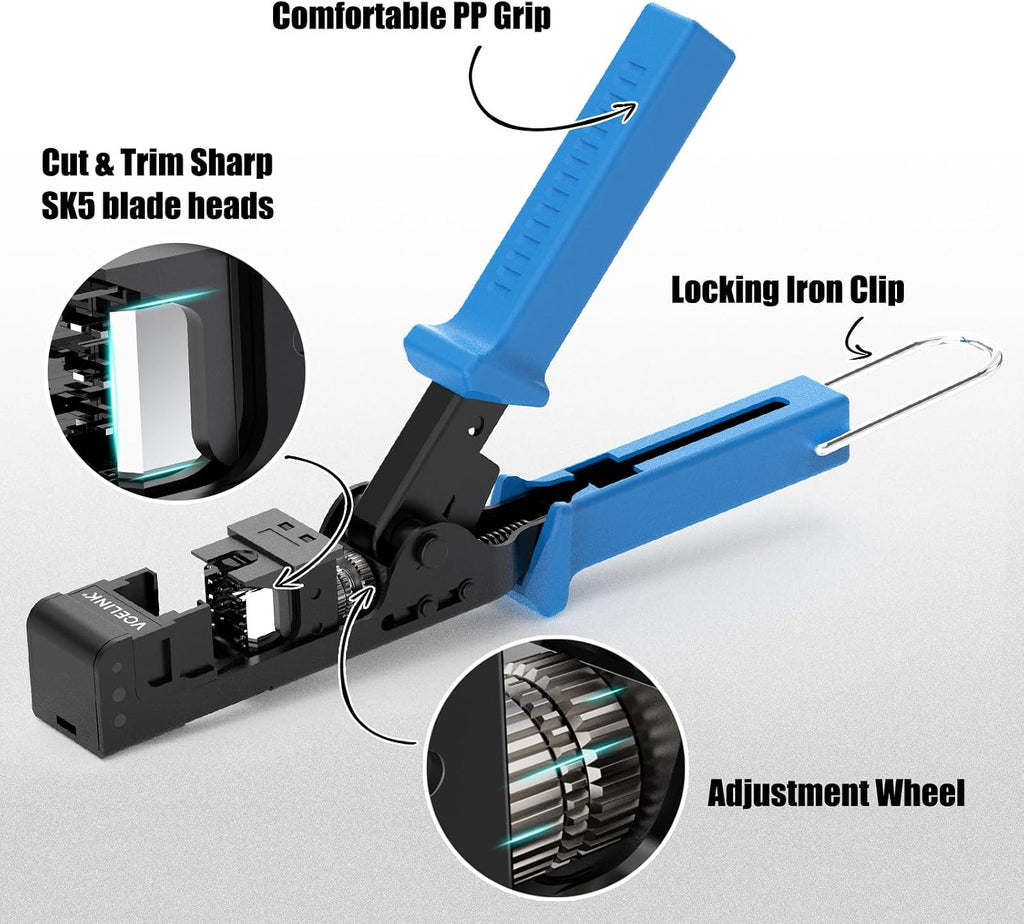 VCELINK Speed Punch Down Tool Only for VCE 90-Degree Keystone - Image 6